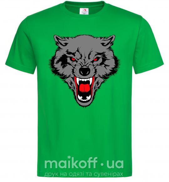 Чоловіча футболка Grey wolf Зелений фото