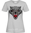 Женская футболка Grey wolf Серый фото