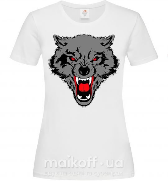 Жіноча футболка Grey wolf Білий фото