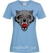 Женская футболка Grey wolf Голубой фото