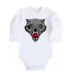 Детский боди Grey wolf Белый фото