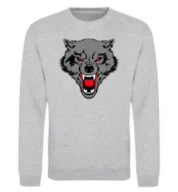 Свитшот Grey wolf Серый меланж фото