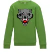 Детский Свитшот Grey wolf Лаймовый фото