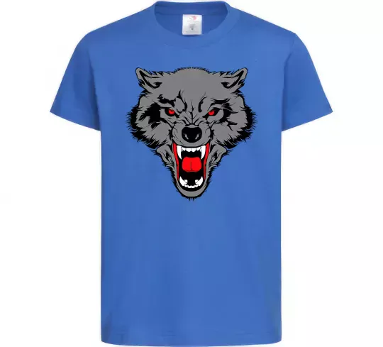 Дитяча футболка Grey wolf Яскраво-синій фото
