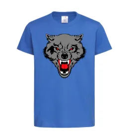 Детская футболка Grey wolf Ярко-синий фото