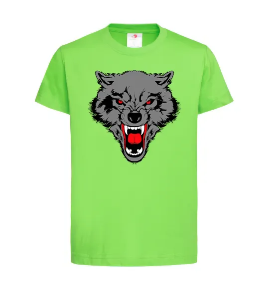 Детская футболка Grey wolf Лаймовый фото