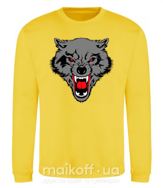 Світшот Grey wolf Сонячно жовтий фото