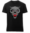 Чоловіча преміум футболка Grey wolf Чорний фото