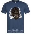 Мужская футболка Smoking gorilla Темно-синий фото