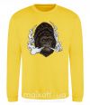 Свитшот Smoking gorilla Солнечно желтый фото