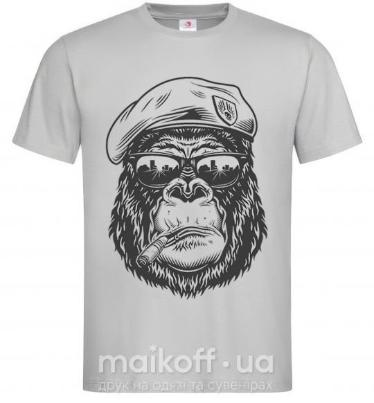 Мужская футболка Gorilla sunglasses Серый фото