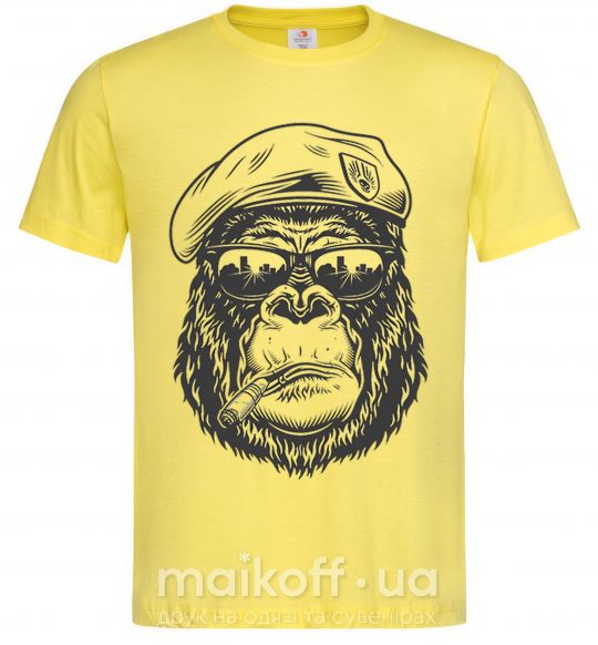 Мужская футболка Gorilla sunglasses Лимонный фото
