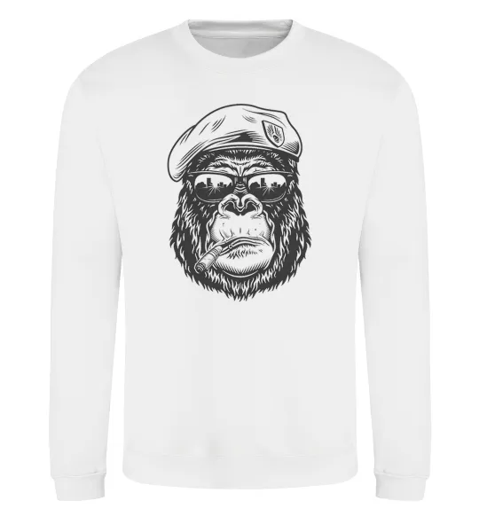 Світшот Gorilla sunglasses Білий фото