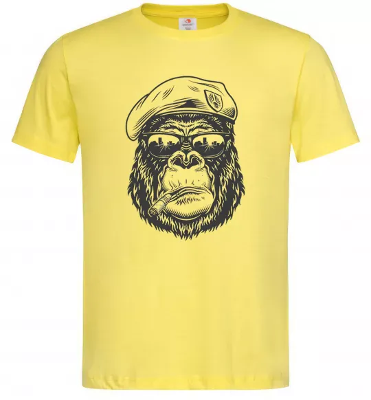 Чоловіча футболка Gorilla sunglasses Лимонний фото