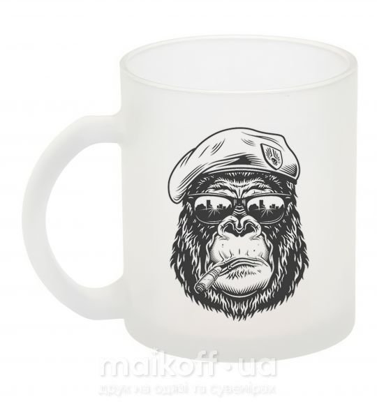 Чашка стеклянная Gorilla sunglasses Фроузен фото