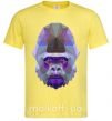 Мужская футболка Gorilla triangle Лимонный фото