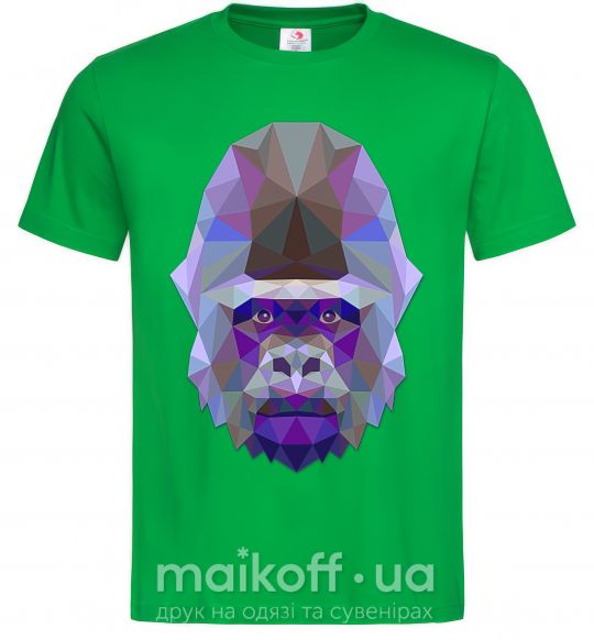 Мужская футболка Gorilla triangle Зеленый фото