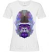 Жіноча футболка Gorilla triangle Білий фото