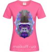Жіноча футболка Gorilla triangle Яскраво-рожевий фото