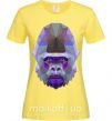 Женская футболка Gorilla triangle Лимонный фото