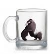 Чашка скляна Big gorilla Прозорий фото