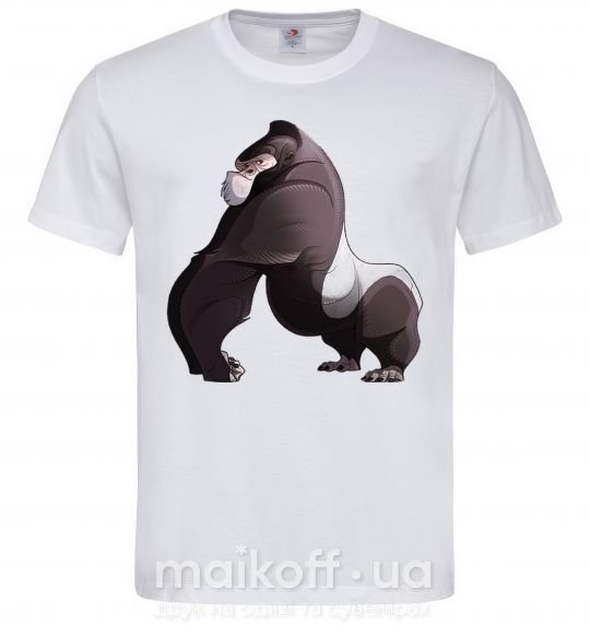 Чоловіча футболка Big gorilla Білий фото