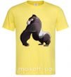 Чоловіча футболка Big gorilla Лимонний фото