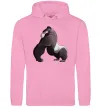 Чоловіча толстовка (худі) Big gorilla Рожевий фото