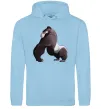 Женская толстовка (худи) Big gorilla Голубой фото