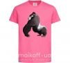 Дитяча футболка Big gorilla Яскраво-рожевий фото
