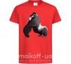 Детская футболка Big gorilla Красный фото