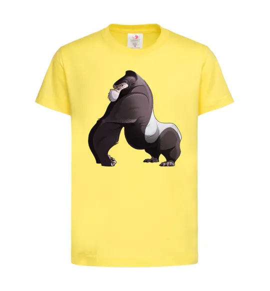 Детская футболка Big gorilla Лимонный фото