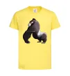 Детская футболка Big gorilla Лимонный фото