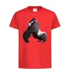 Детская футболка Big gorilla Красный фото
