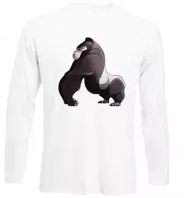 Лонгслив Swag gorilla Белый фото