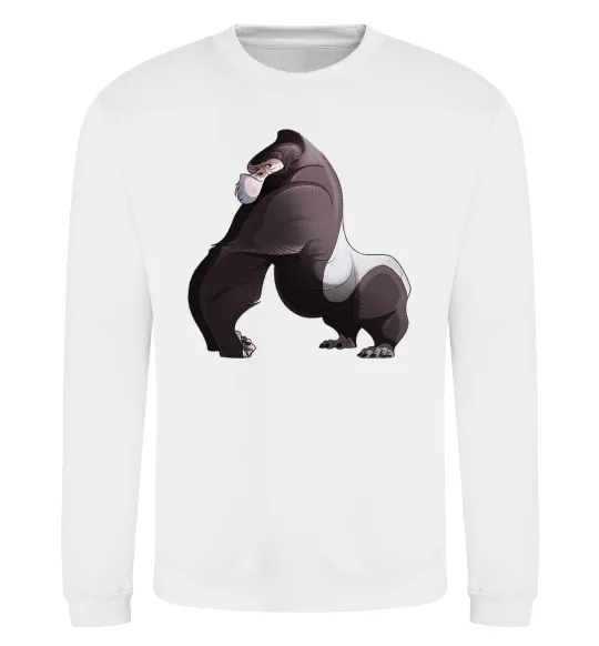 Світшот Big gorilla Білий фото