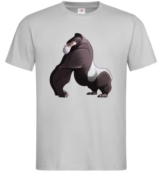 Мужская футболка Big gorilla Серый фото