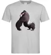 Мужская футболка Big gorilla Серый Мужская футболка Big gorilla Серый фото
