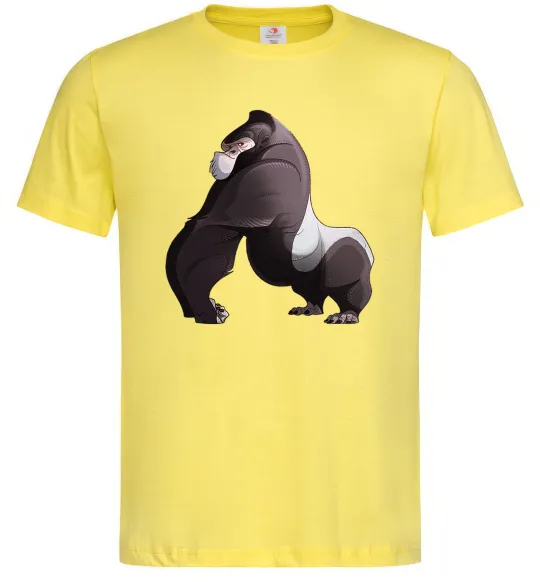 Мужская футболка Big gorilla Лимонный фото