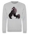 Свитшот Big gorilla Серый меланж фото