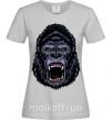 Жіноча футболка Screaming gorilla Сірий фото