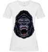 Жіноча футболка Screaming gorilla Білий фото