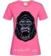 Жіноча футболка Screaming gorilla Яскраво-рожевий фото