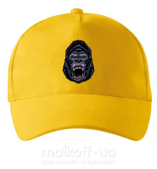 Кепка Screaming gorilla Сонячно жовтий фото