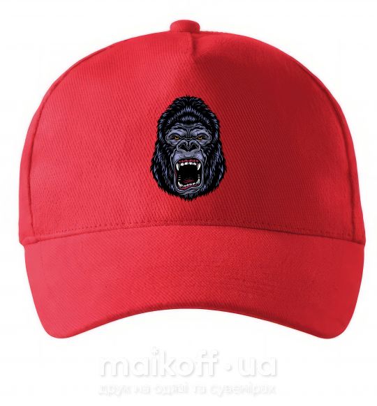 Кепка Screaming gorilla Червоний фото