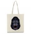 Еко-сумка Screaming gorilla Бежевий фото