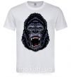 Чоловіча футболка Screaming gorilla Білий фото