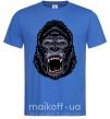 Чоловіча футболка Screaming gorilla Яскраво-синій фото