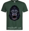 Чоловіча футболка Screaming gorilla Темно-зелений фото