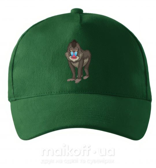 Кепка Хитрая обезьяна Темно-зеленый фото